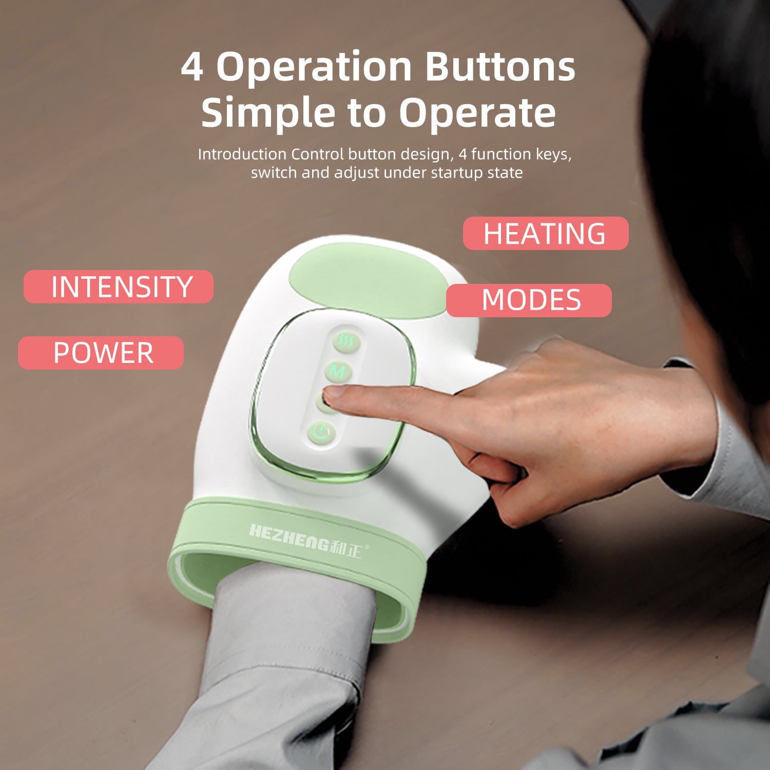 Vyvylabs Hand Massager HZ-M1 - Green