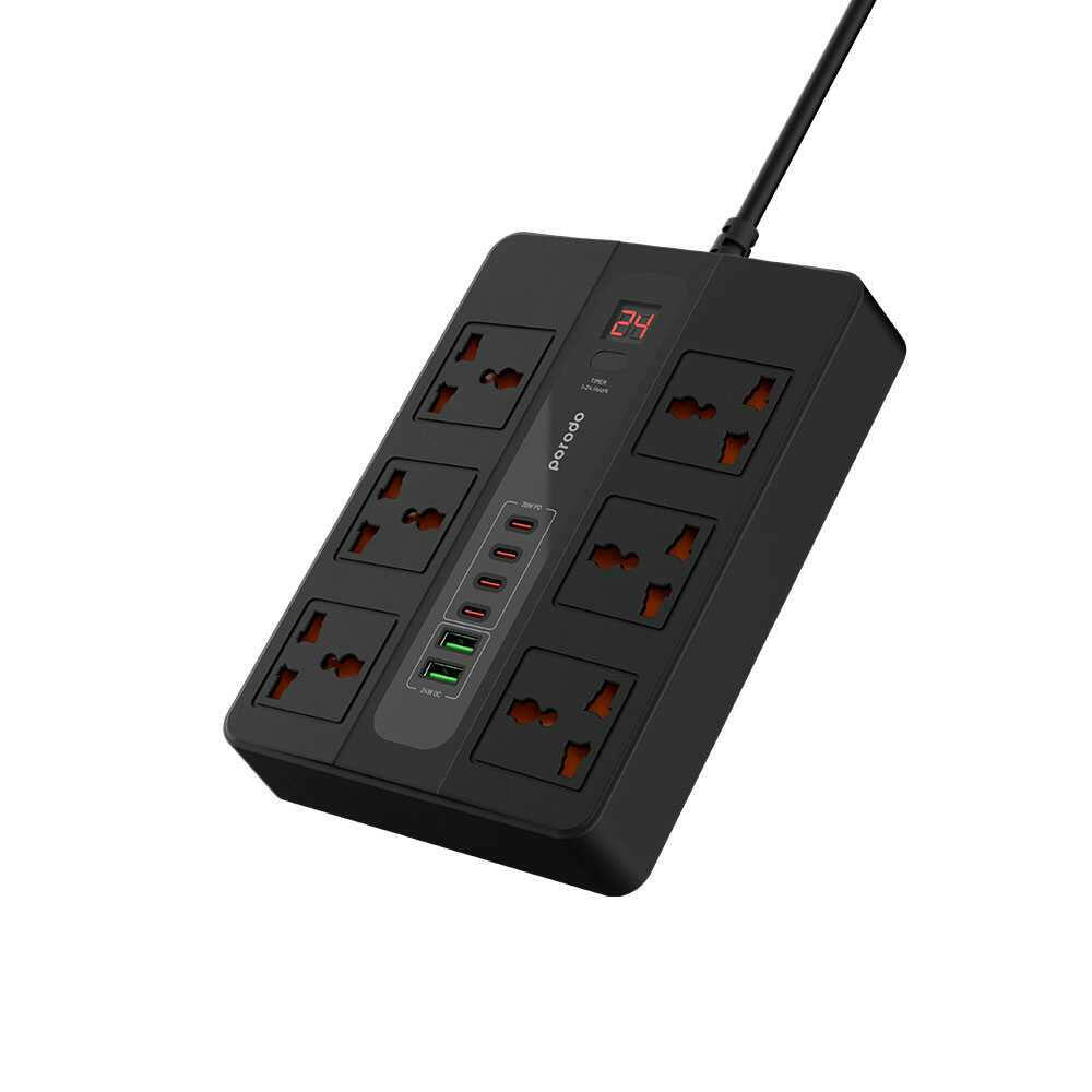 Porodo Multi-Port Super HUB 4 USB-C/ 2 USB-A Ultimate Home & Office Kit 3M - Phonology