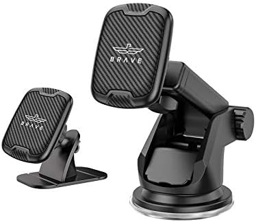 BRAVE 2-in-1 Magnetic Car Phone Holder | 360° Rotation | Super Magnetic | Universal Fit