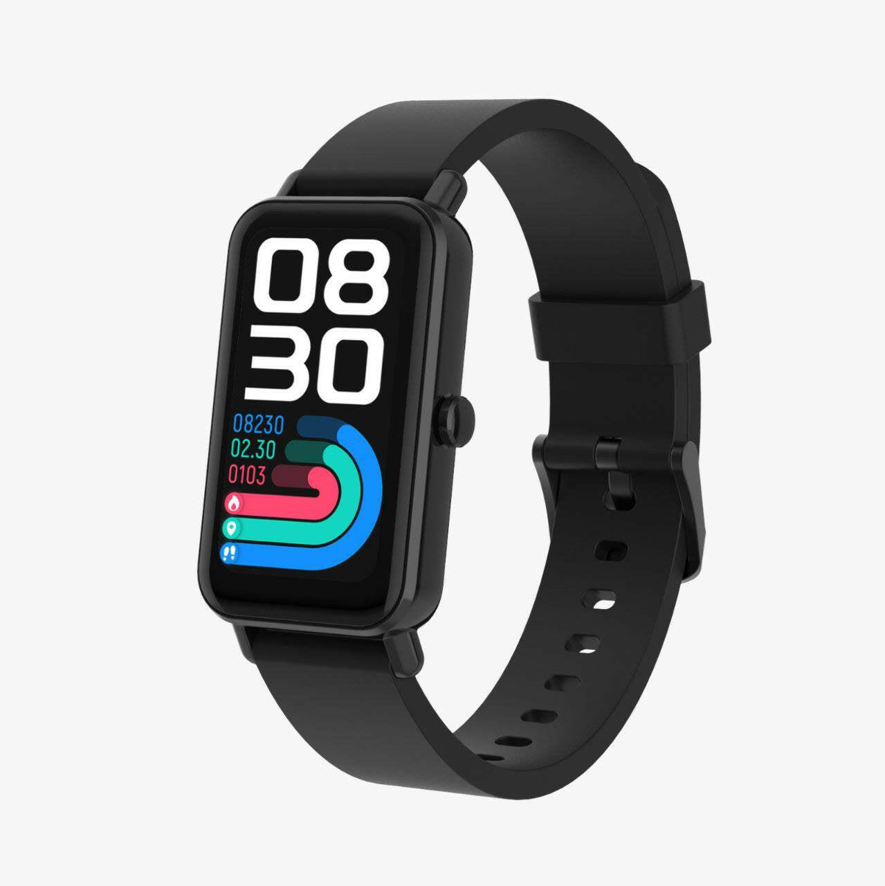Green Lion Fit Track Fitness Watch - Black - Phonology