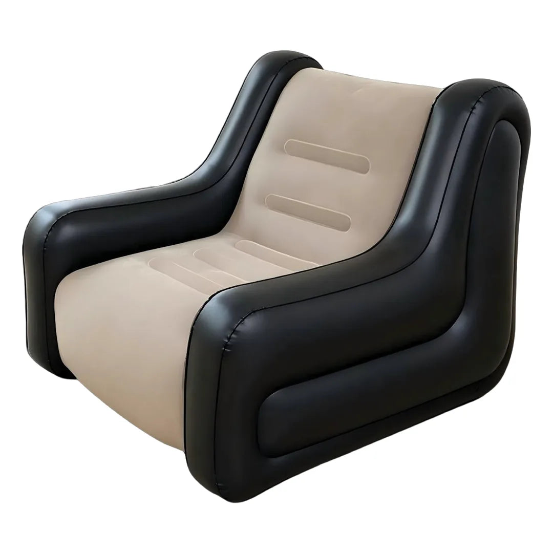 Green Lion Single Seater Inflatable Sofa - Beige