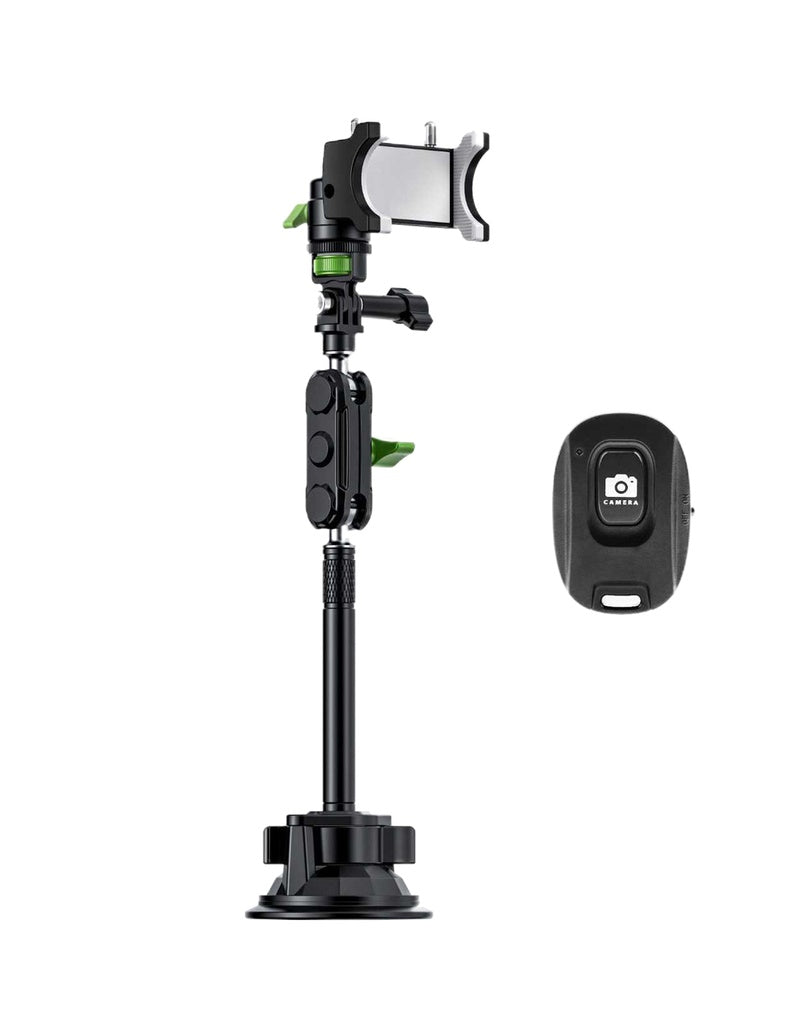 [GNULSCUPROHDBK] Green Lion Ultimate Holder Pro with Suction Cup Mount 4.5 - 7.2 Inches - Green - Black.jpg