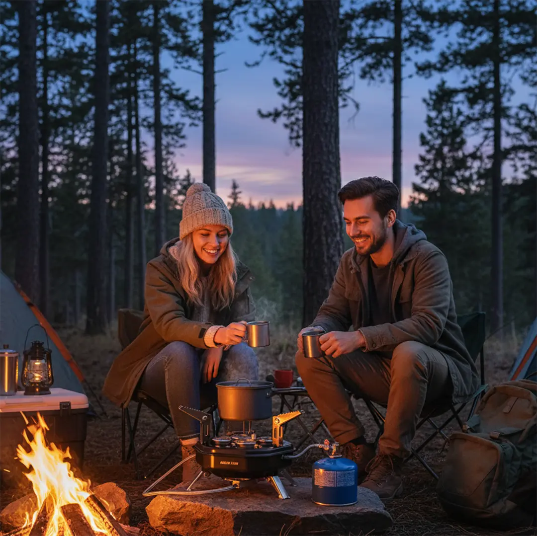 Green Lion Campcook Camping Stove - Black