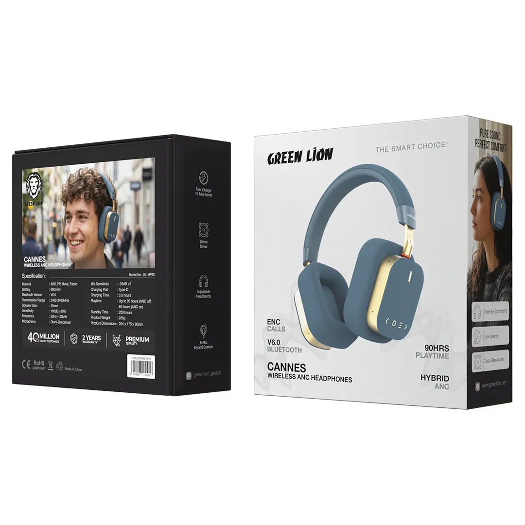 Green Lion Cannes Wireless ANC Headphones