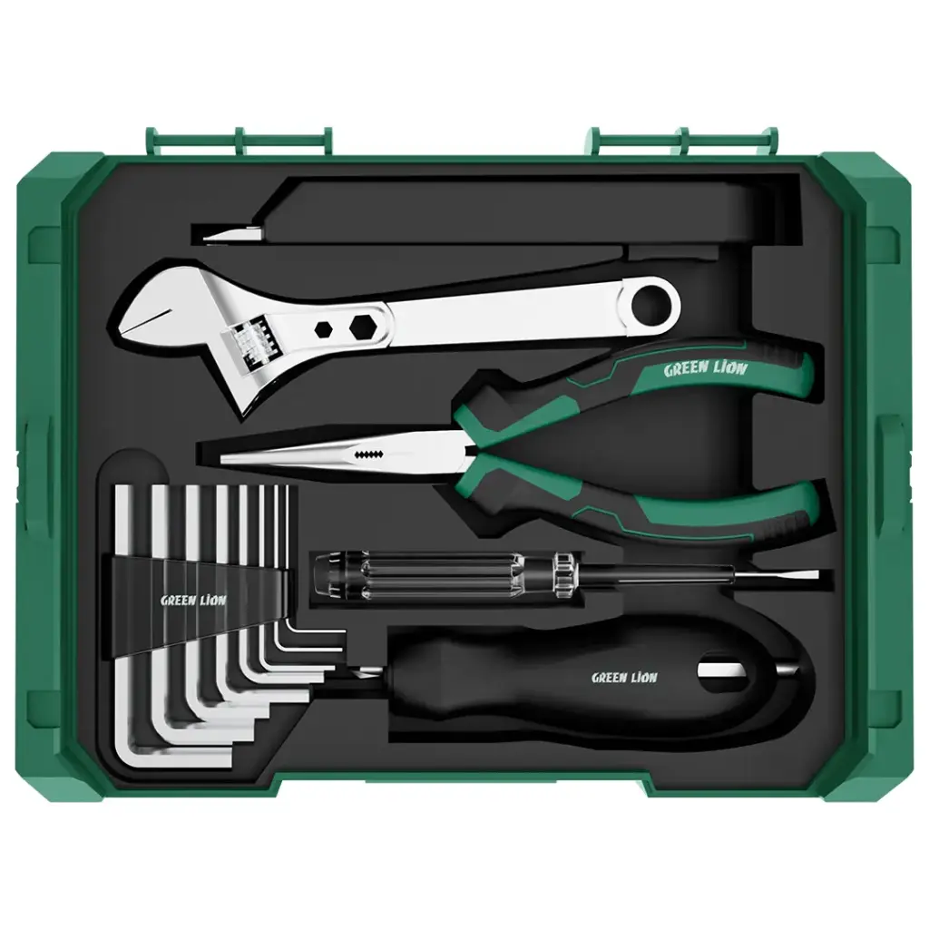Green Lion GTS-700 Tool Kit Set - Green