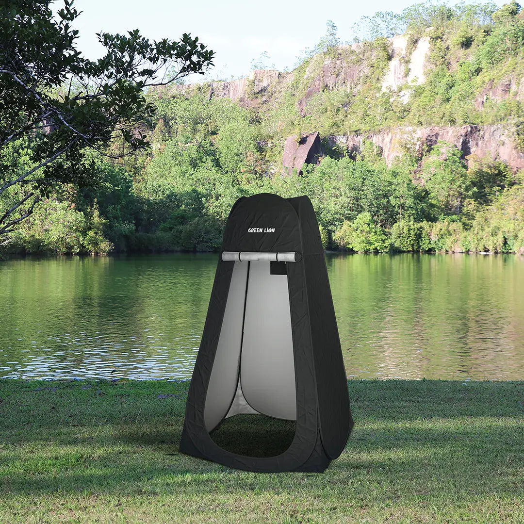 Green Lion Instant Pop-Up Privacy Tent - Black