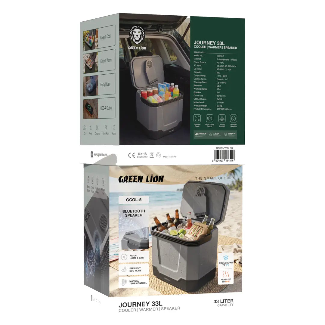 Green Lion Journey 33L Cooler Warmer Speaker