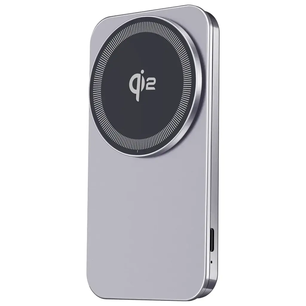 Green Lion Magstand Duo Wireless Charger with Kickstand 15W - Gray