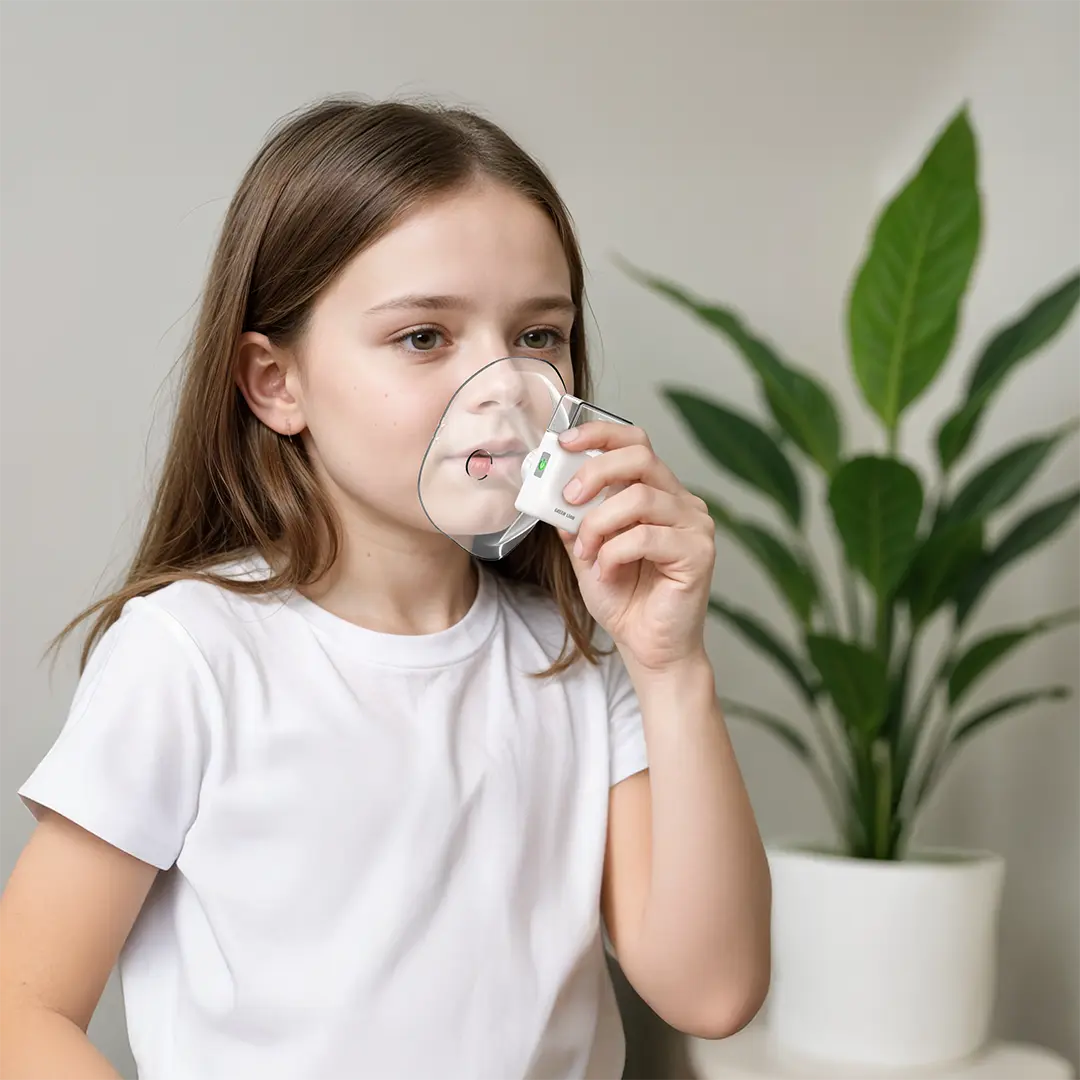 Green Lion Mini Nebulizer - White