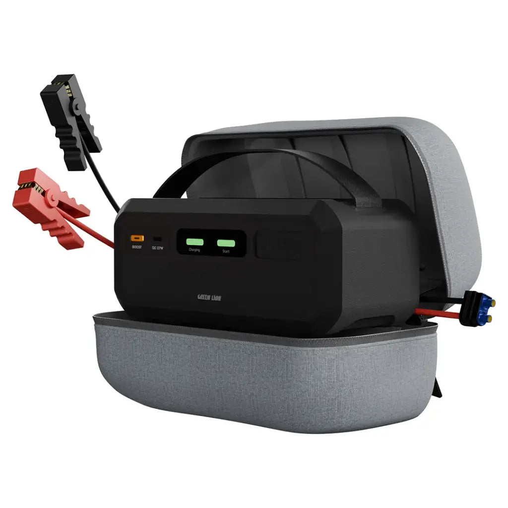 Green Lion Super Capacitor 12V Jump Starter - Black