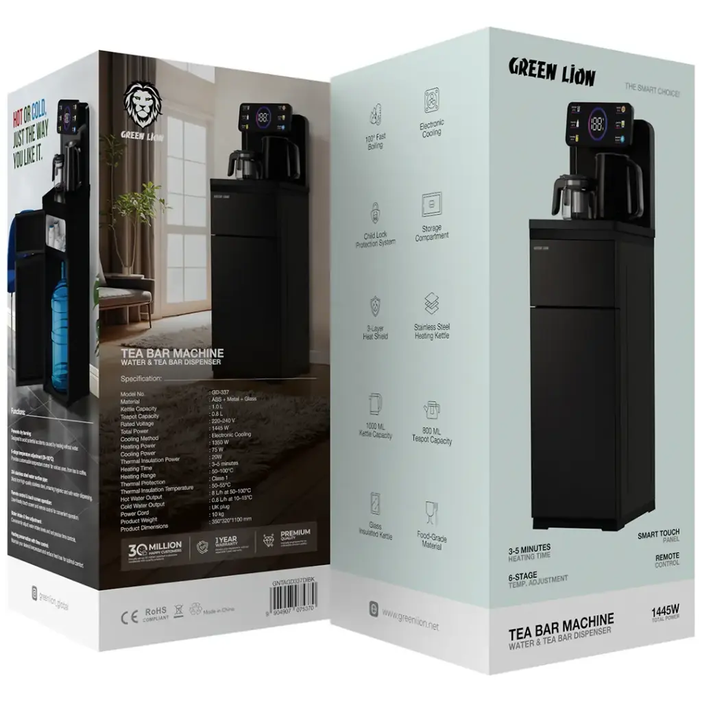 Green Lion Tea Bar Machine Water and Tea Bar Dispenser