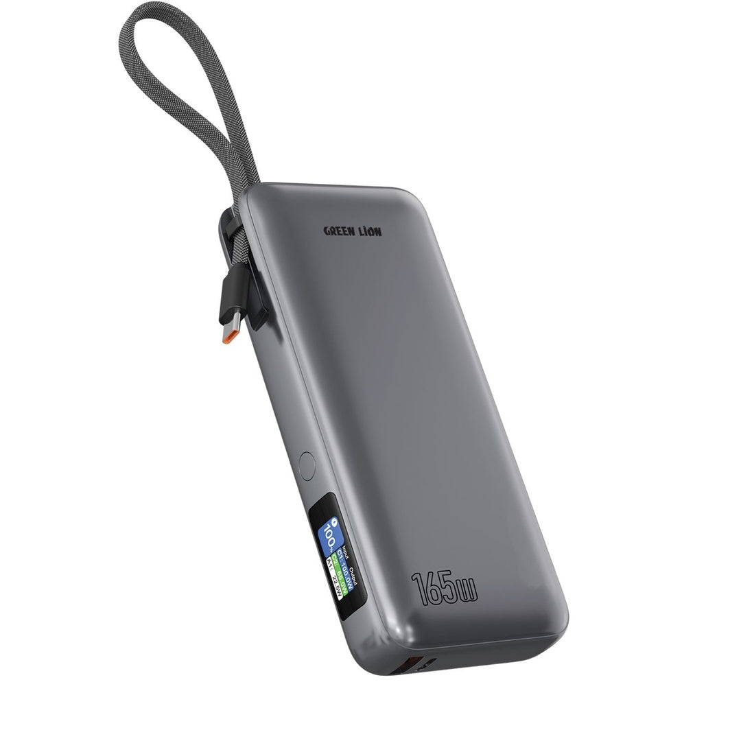 Green Lion Tron X Power Bank 20000mAh PD 165W - Gray