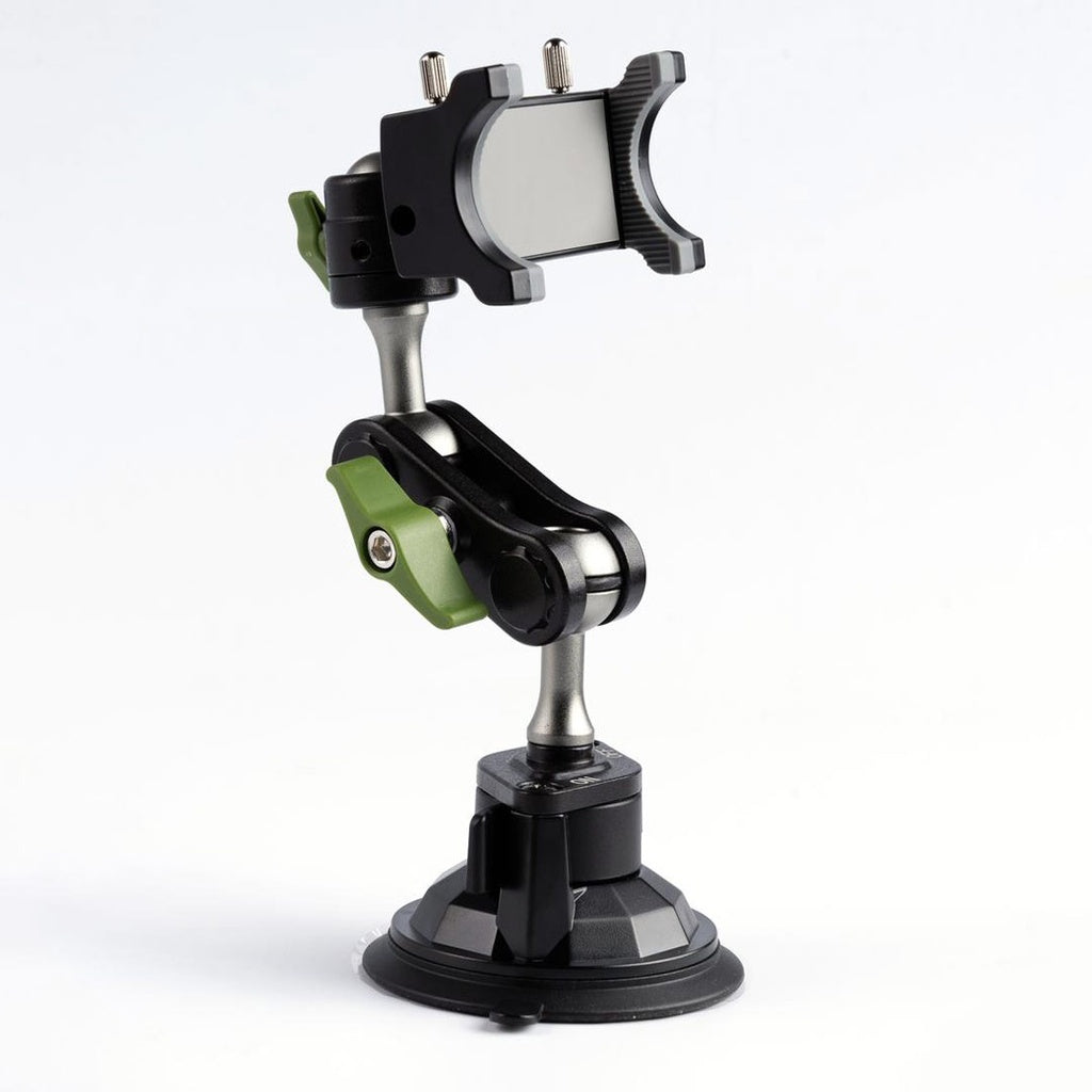 Green Lion Ultimate Phone Holder with Suction Cup Mount 4.5 - 7.2" - Black
