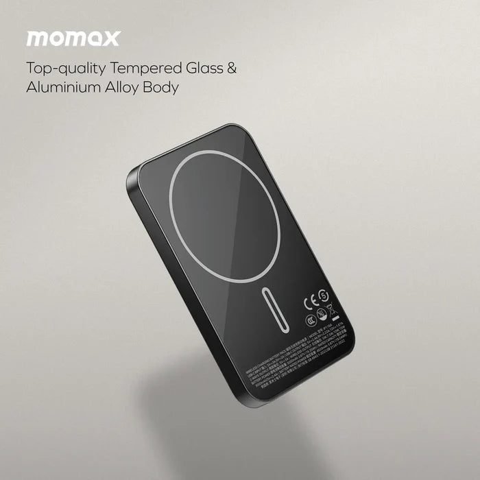 MOMAX Q.Mag X 5000mAh Gen2 15W Ultra Slim MagSafe Wireless Power Bank
