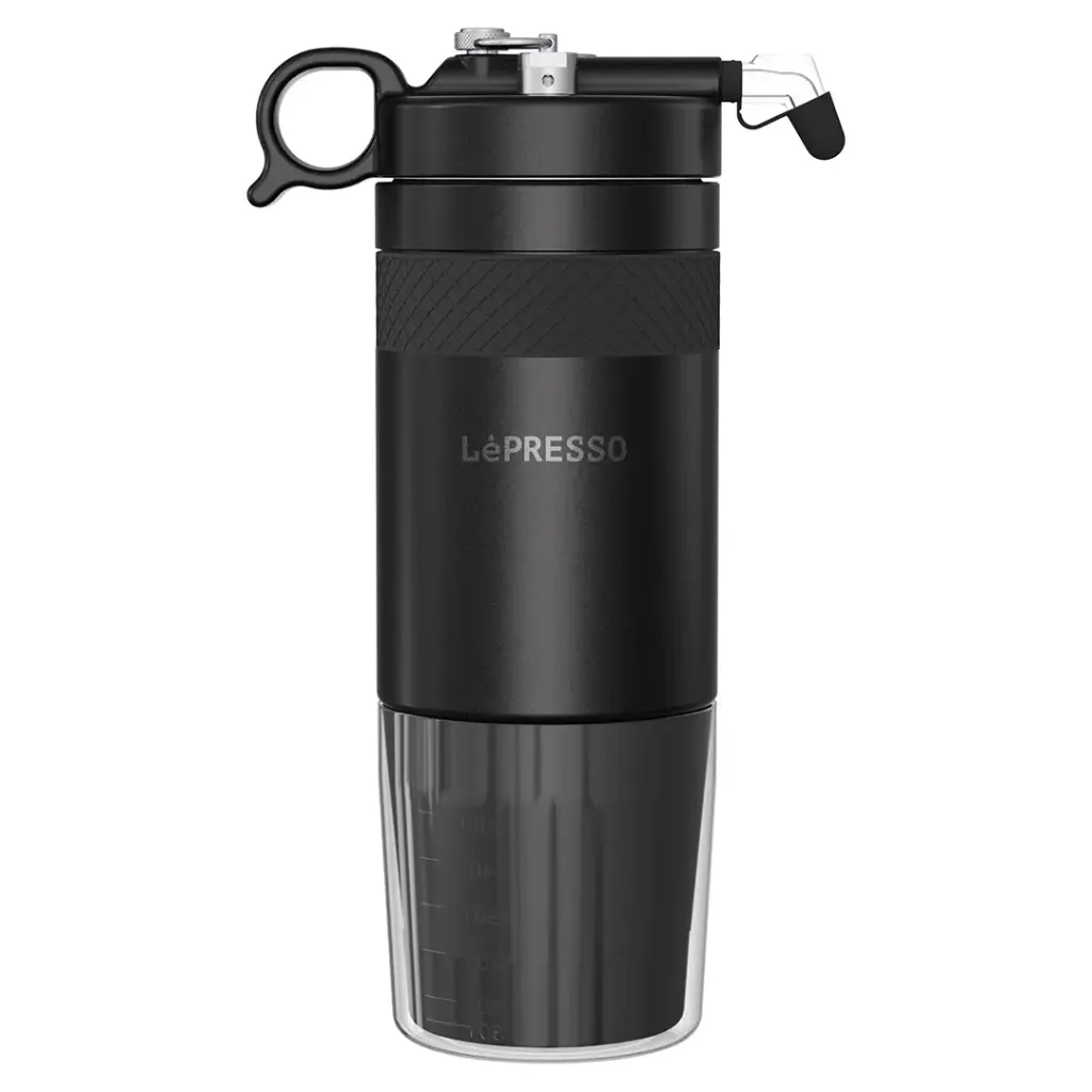 Lepresso Nitro Brew Cold Coffee Maker with Pressure Gauge - Black