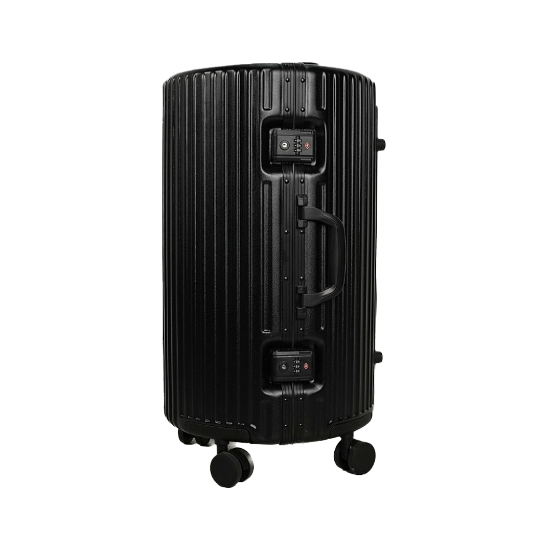 Levelo ORO 24" ABS Suitcase And Light Weight Travel Luggage - Black
