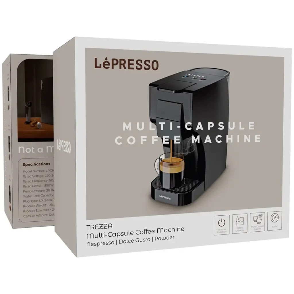 Lepresso Trezza Multi-Capsule Coffee Machine