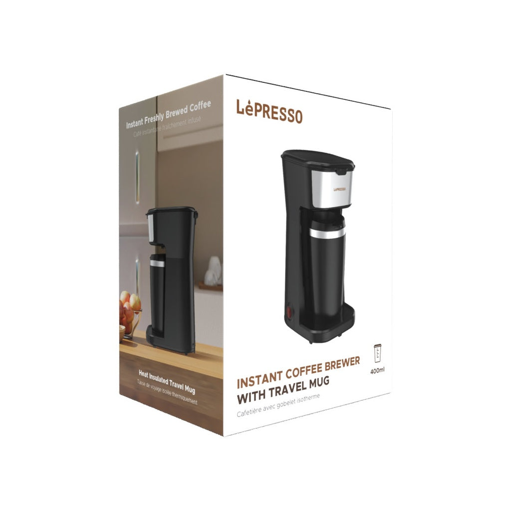 LePresso Coffee Maker with Travelling Mug 450W - Black.jpg
