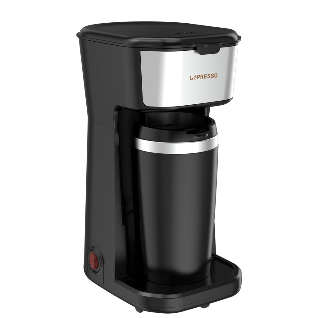 LePresso Coffee Maker with Travelling Mug 450W - Black (1).jpg
