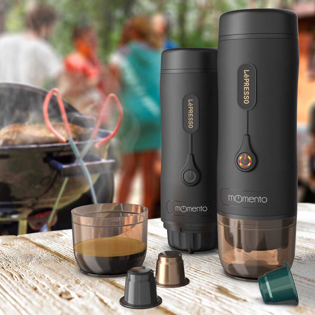 LePresso Momento 2.0 Portable Espresso Coffee Machine 75W - Black