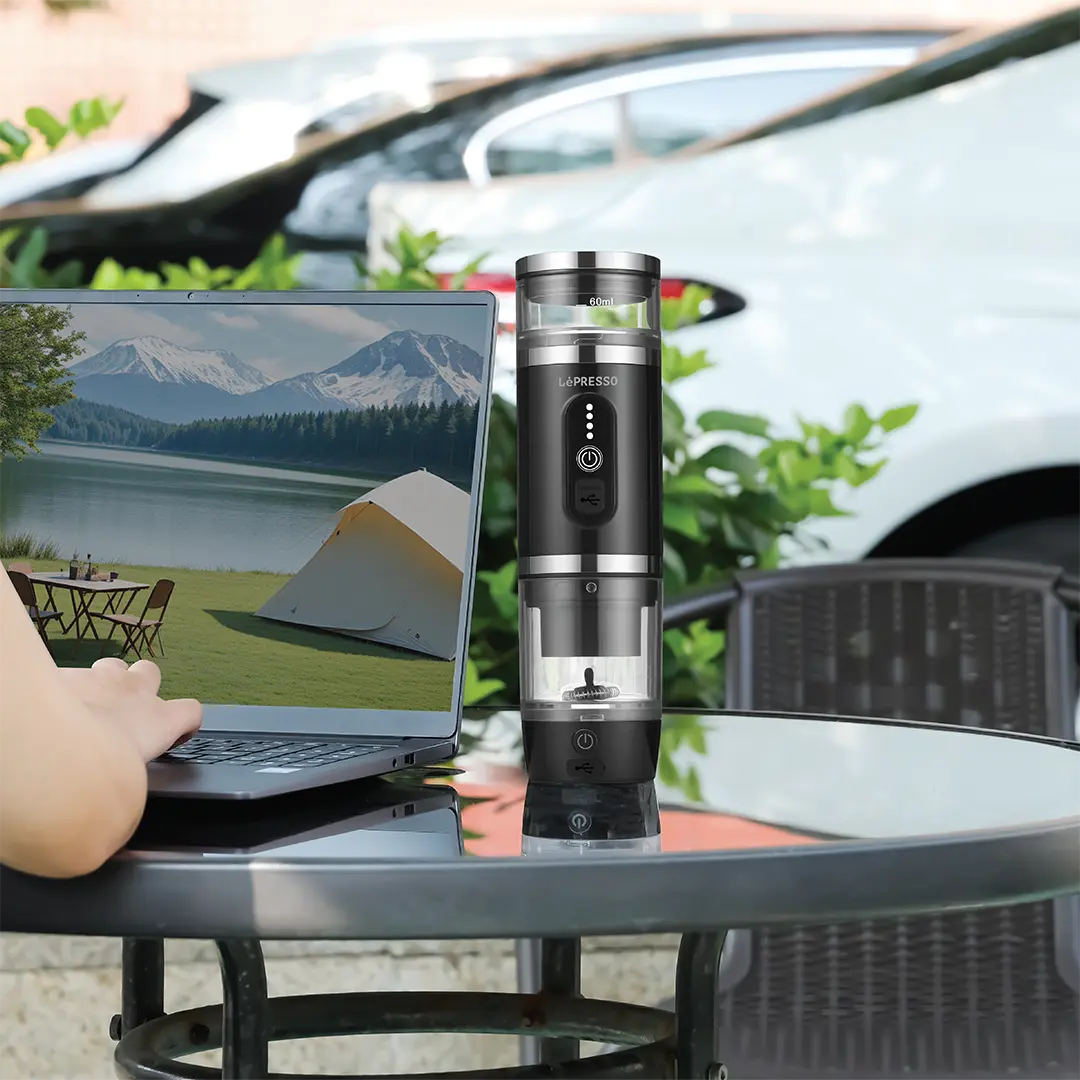 Lepresso 4 in 1 Portable Coffee Machine with Milk Frother