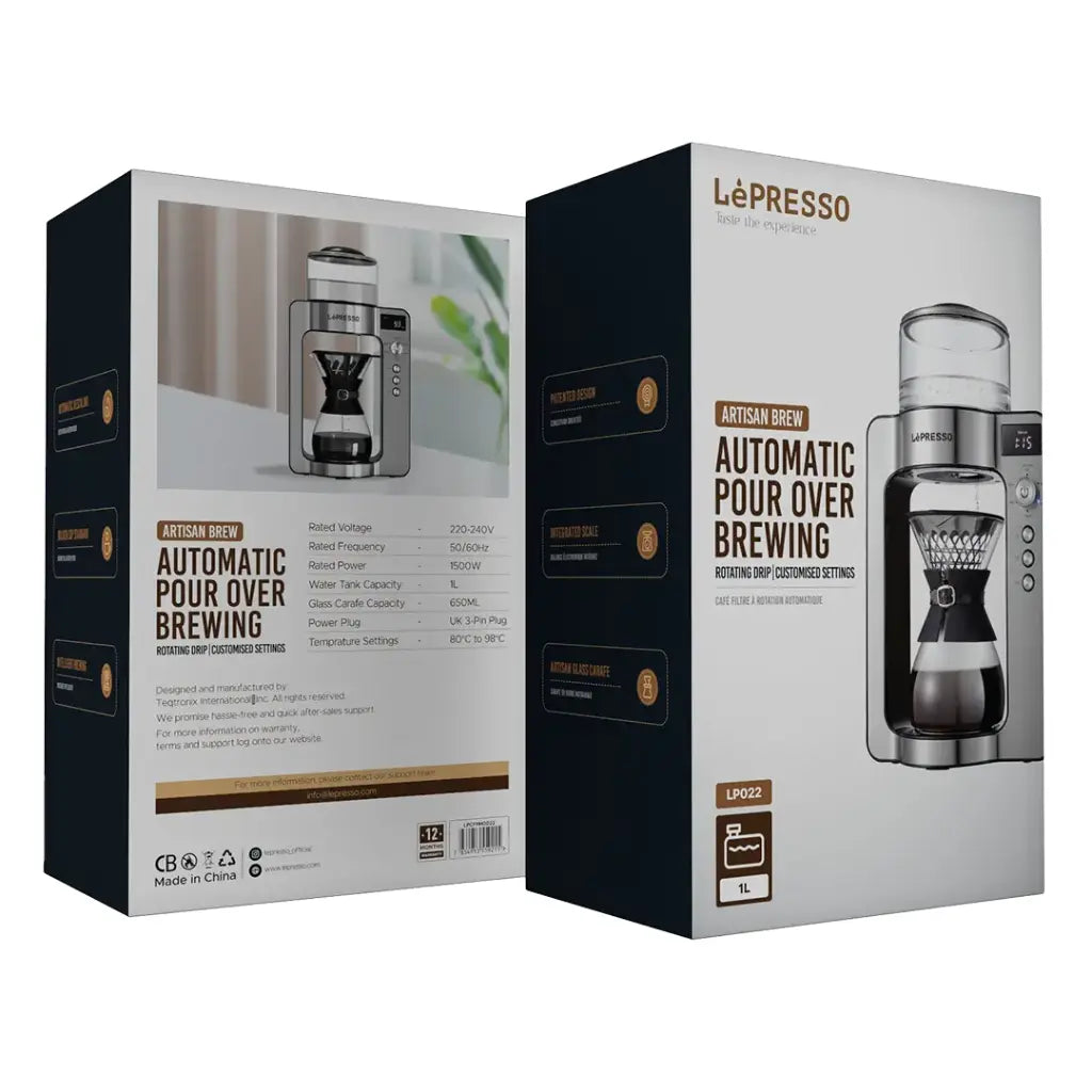 Lepresso Automatic Pour Over Brewing - Silver