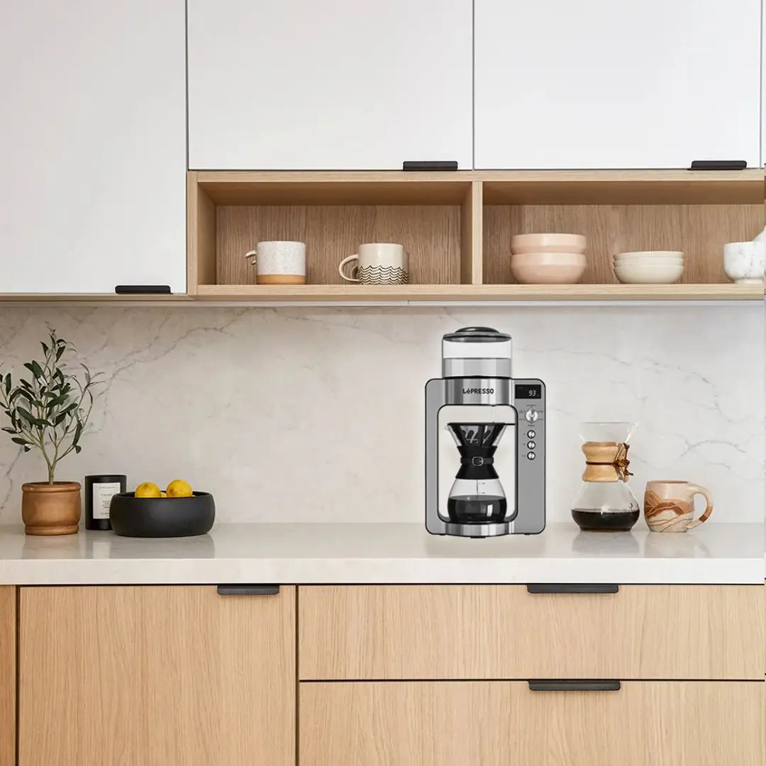 Lepresso Automatic Pour Over Brewing - Silver