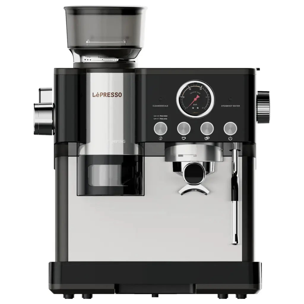 Lepresso Semi-Automatic Coffee Machine - Black