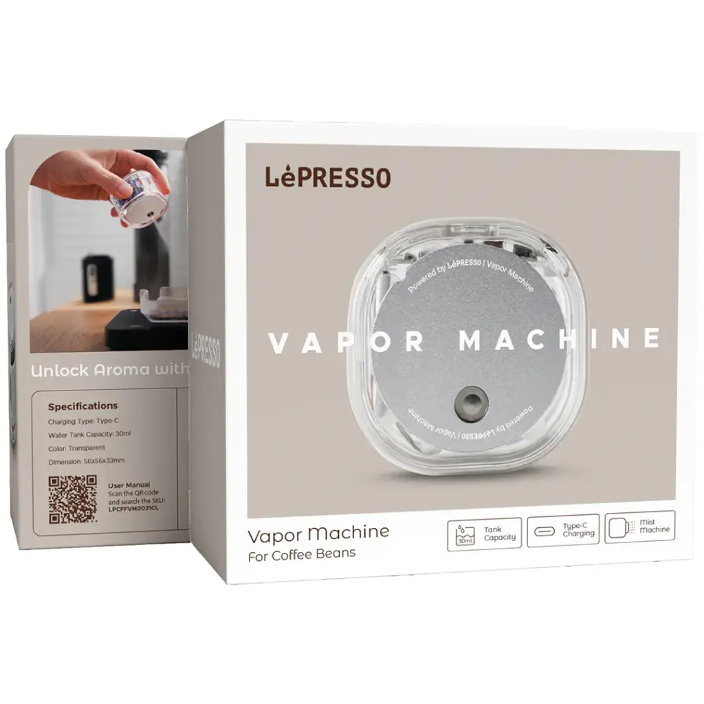 Lepresso Vapor Machine For Coffee Beans - Transparent