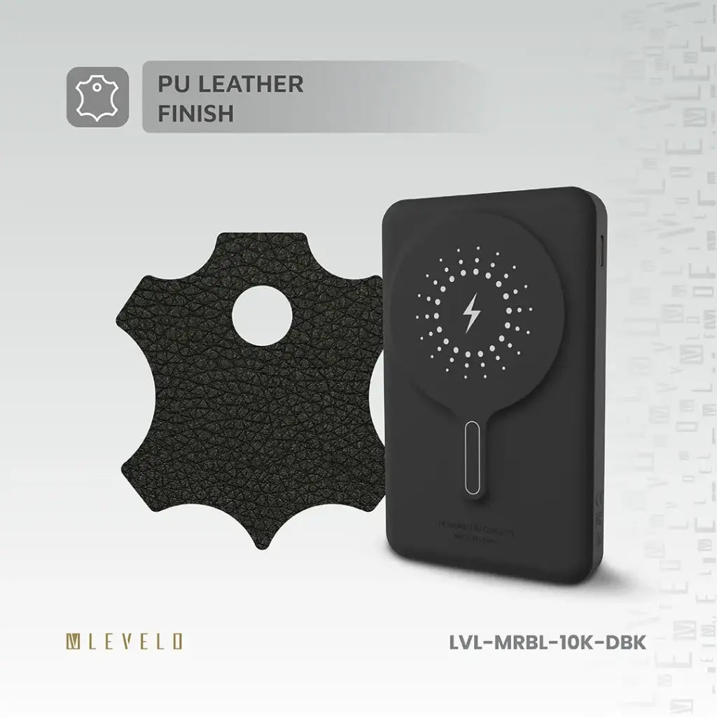Levelo Marbella MagSafe Leather 10000mAh Power Bank