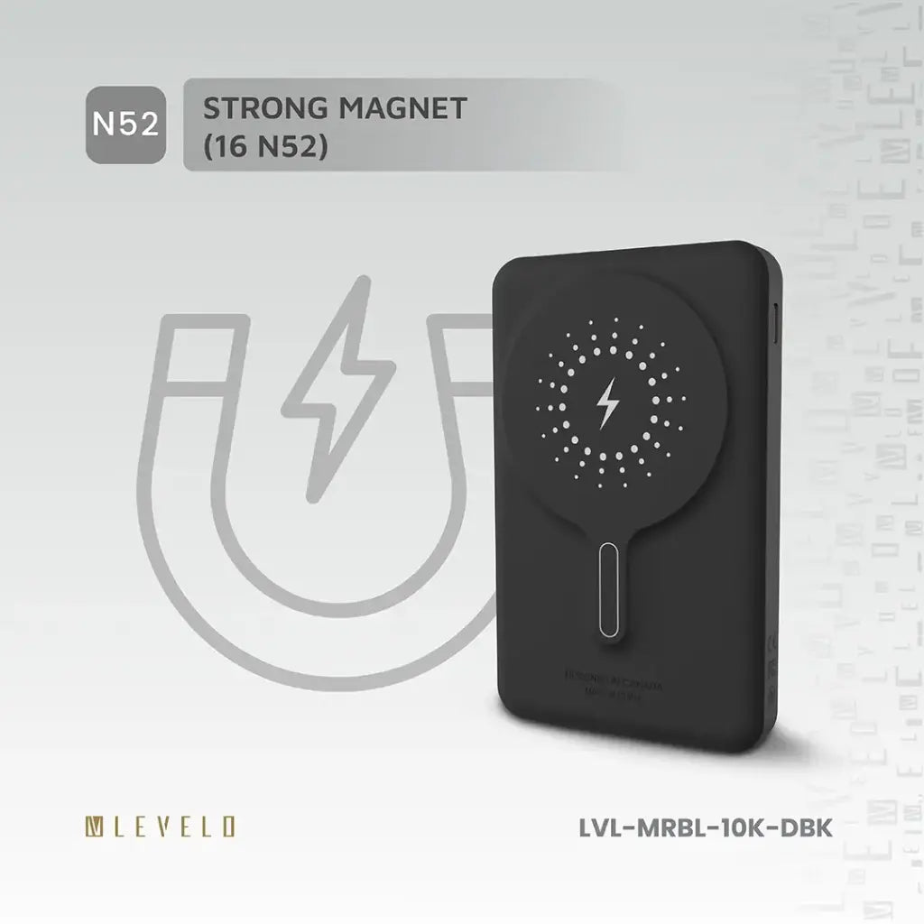 Levelo Marbella MagSafe Leather 10000mAh Power Bank