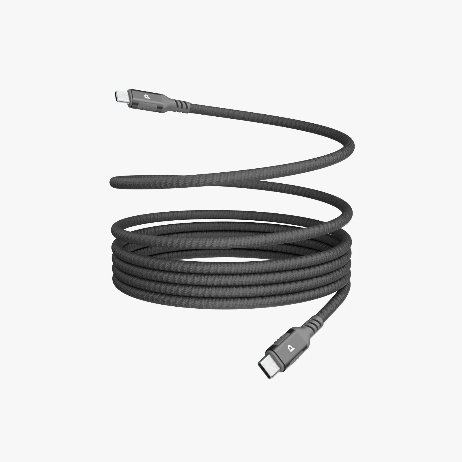 Powerology Malinka Weave Magnetic USB-C 1.2m Cable PD 60W - Dark Grey