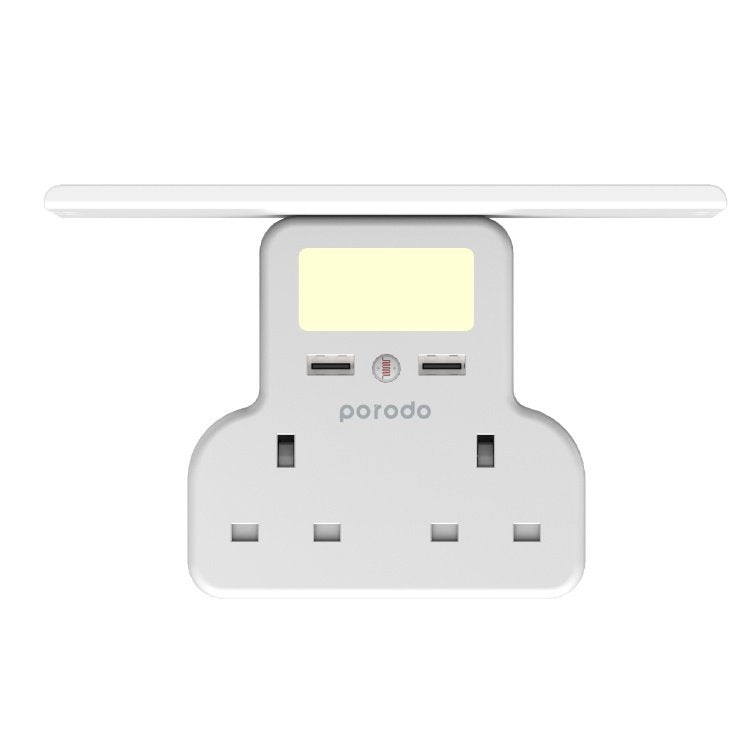 [PD-WMACU-WH] Porodo Multi-Function Power Socket and Night Light 13A 12W, Universal Power Adapter Socket.jpg