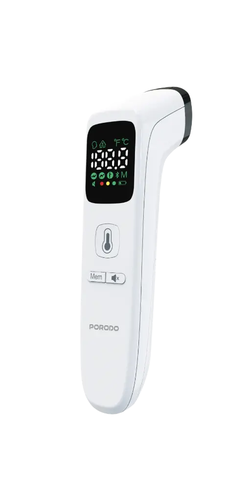 Porodo LiveOn Multi-Mode Thermometer LED Display - White