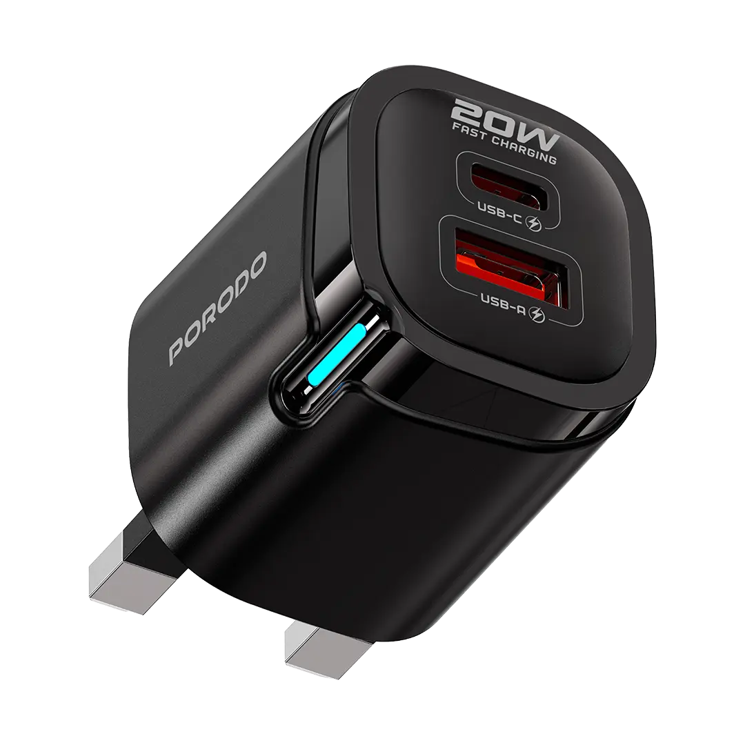 Porodo Tekto Dual USB Wall Adapter