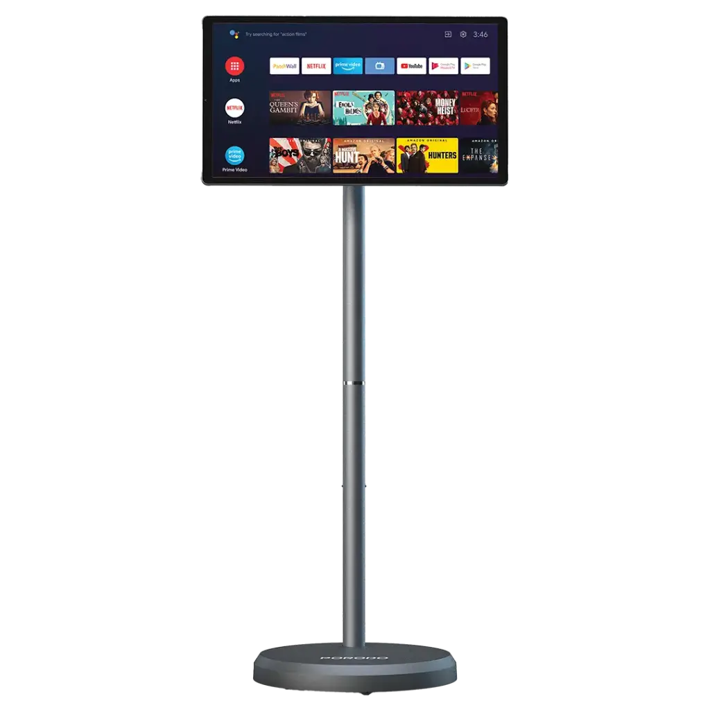 Porodo Surf 21.5" Portable Smart Monitor with 27000mAh Battery - Gray