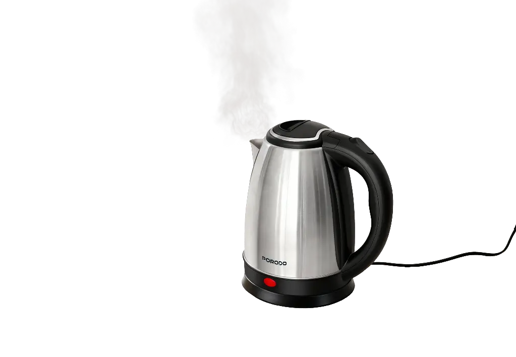 Porodo Pyro Electric Stainless Steel Kettle - Silver