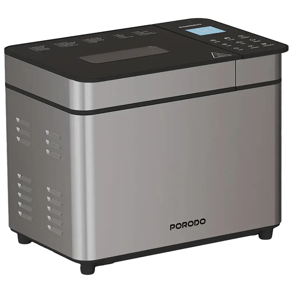 Porodo Lifestyle Khabaz Stainless Steel Automated Bread Maker with 25 Preset Programs - Black