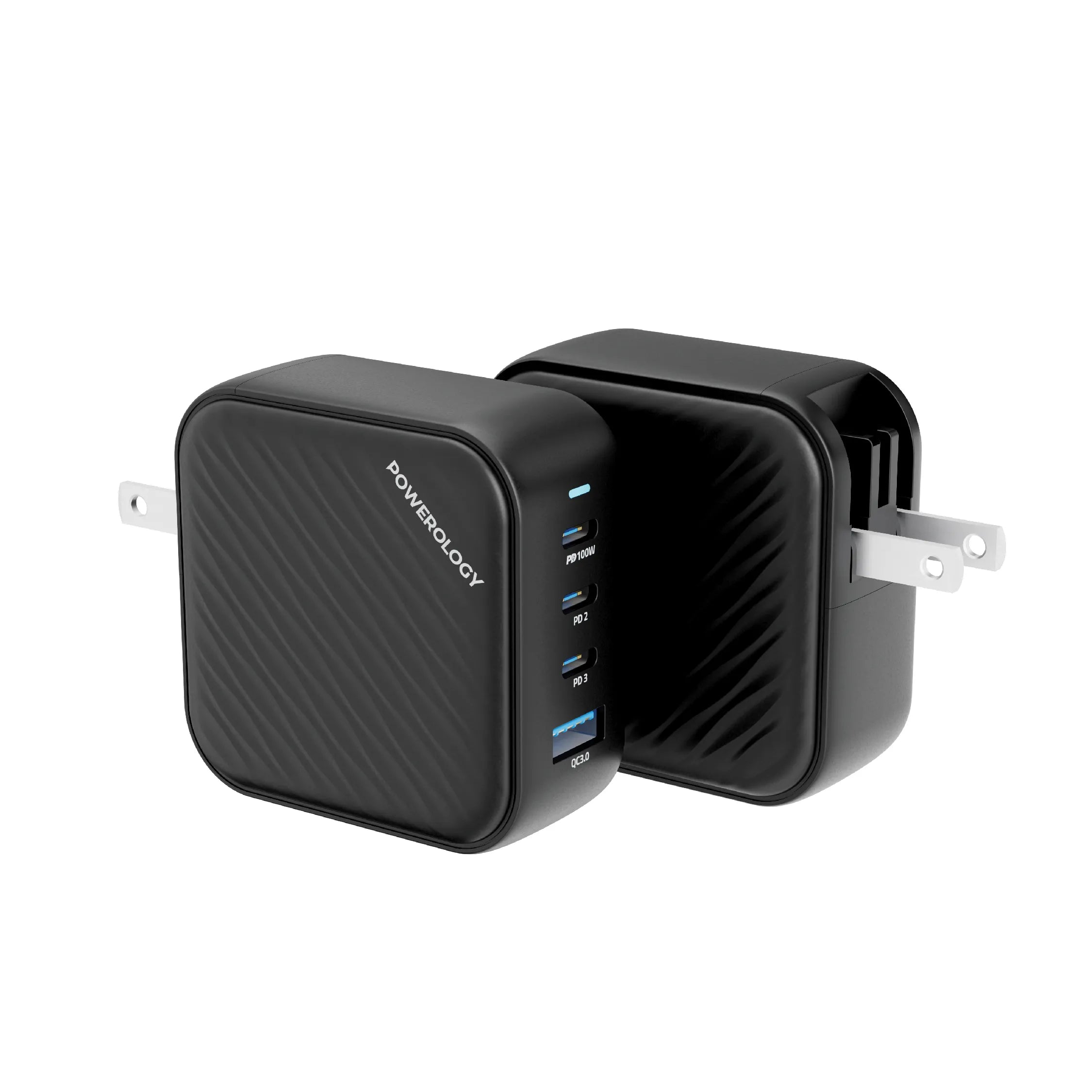 Powerology 100W Triple PD + 1 QC3.0 World Travel Kit