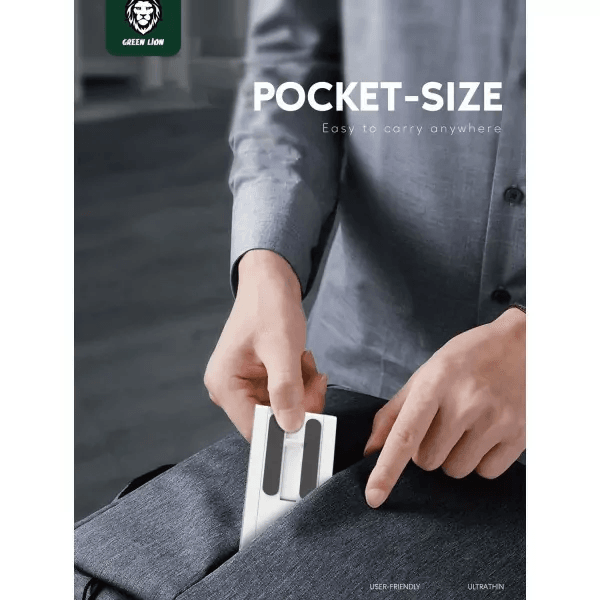 Green Lion Pocket Size Universal Smartphone Stand - White