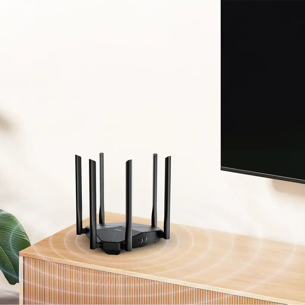 Porodo Dual Band Portable Wi-Fi Router - Black