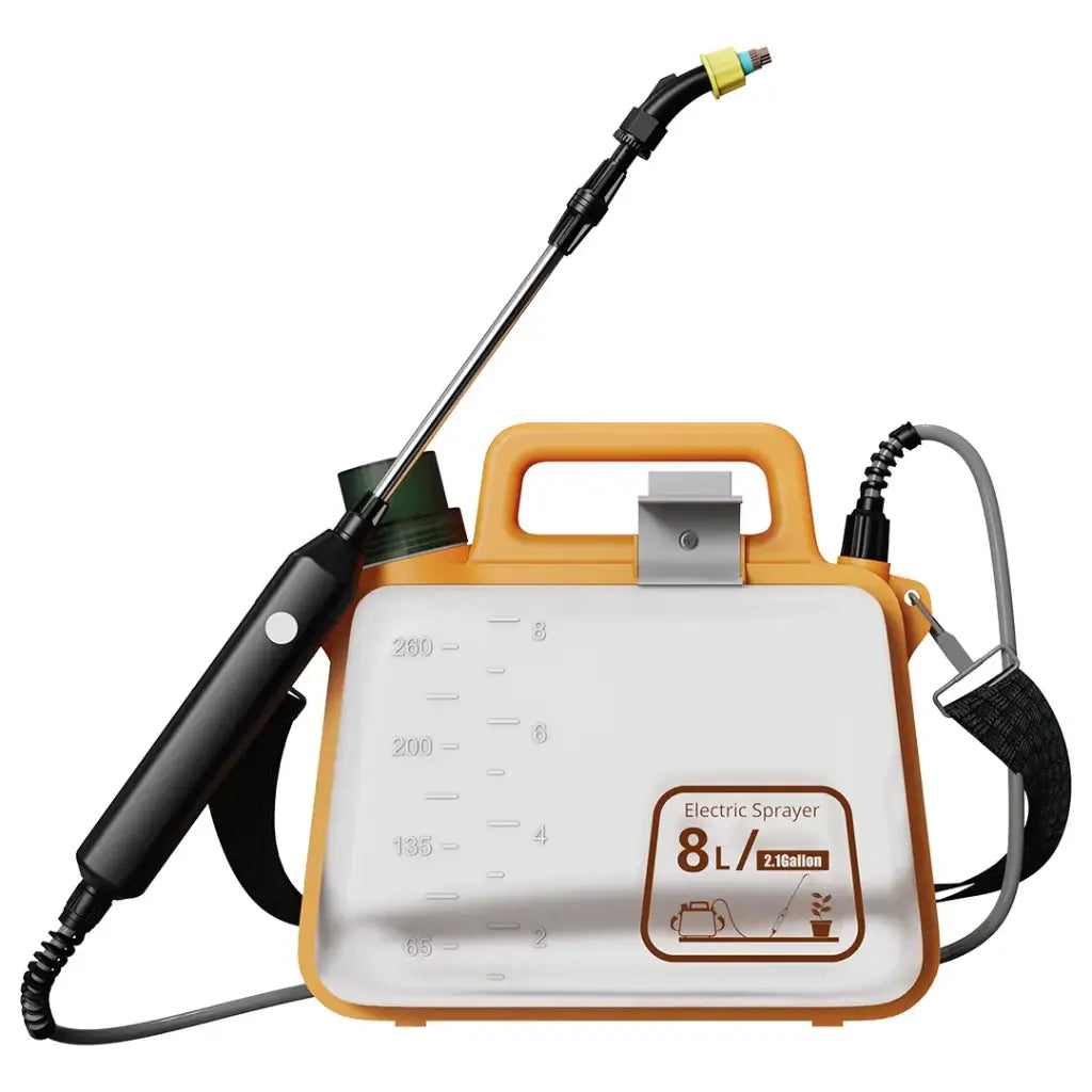 Porodo Lifestyle AquaSplash Electric Garden Sprayer with Dual Spray Modes - Orange