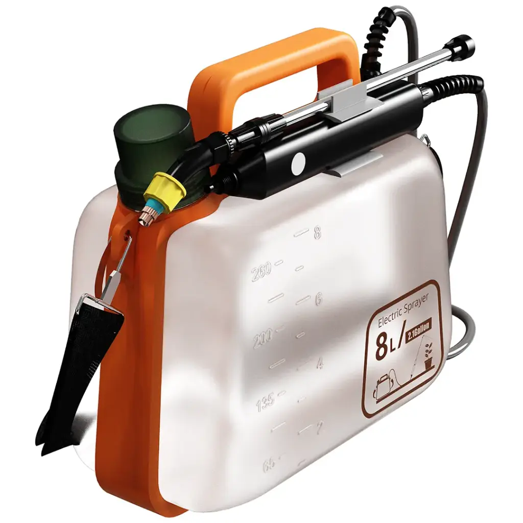 Porodo Lifestyle AquaSplash Electric Garden Sprayer with Dual Spray Modes - Orange