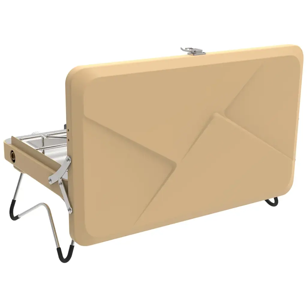 Porodo Lifestyle Dual Burner Foldable Camping Stove - Khaki