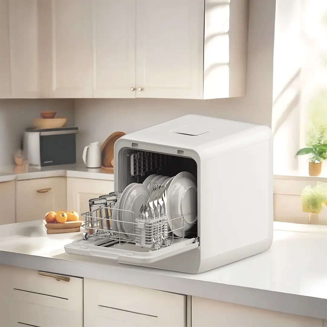 Porodo Lifestyle Safi Countertop Dishwasher - White