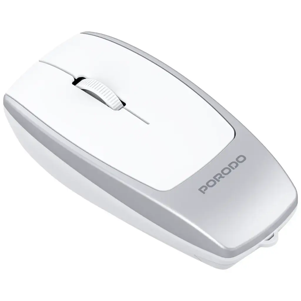 Porodo 1600DPI Wireless Mouse with Card Reader
