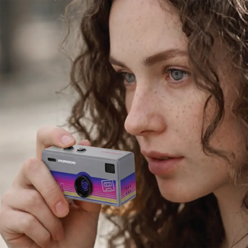 Porodo Lifestyle Memo Thumb-Sized Digital Camera with TF Card Support