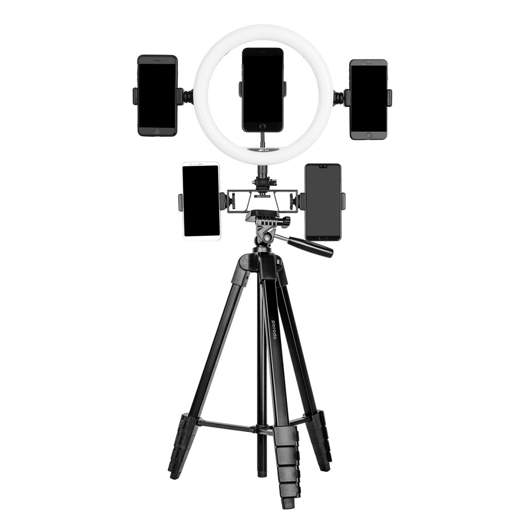 Porodo Professional Gimbal Tripod - Black  (2).jpg