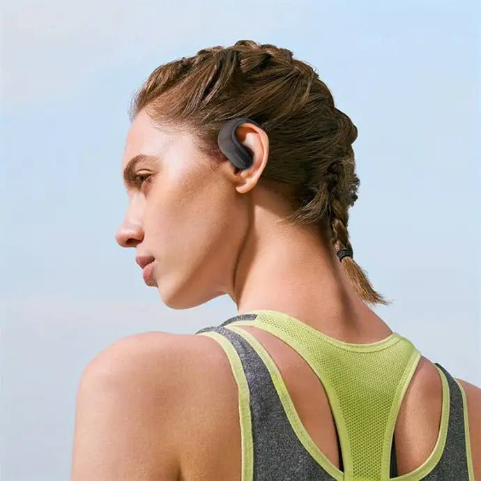 Powerology Air Conduction ENC TWS Earbuds and Charging Case with Display 60mAh - Black