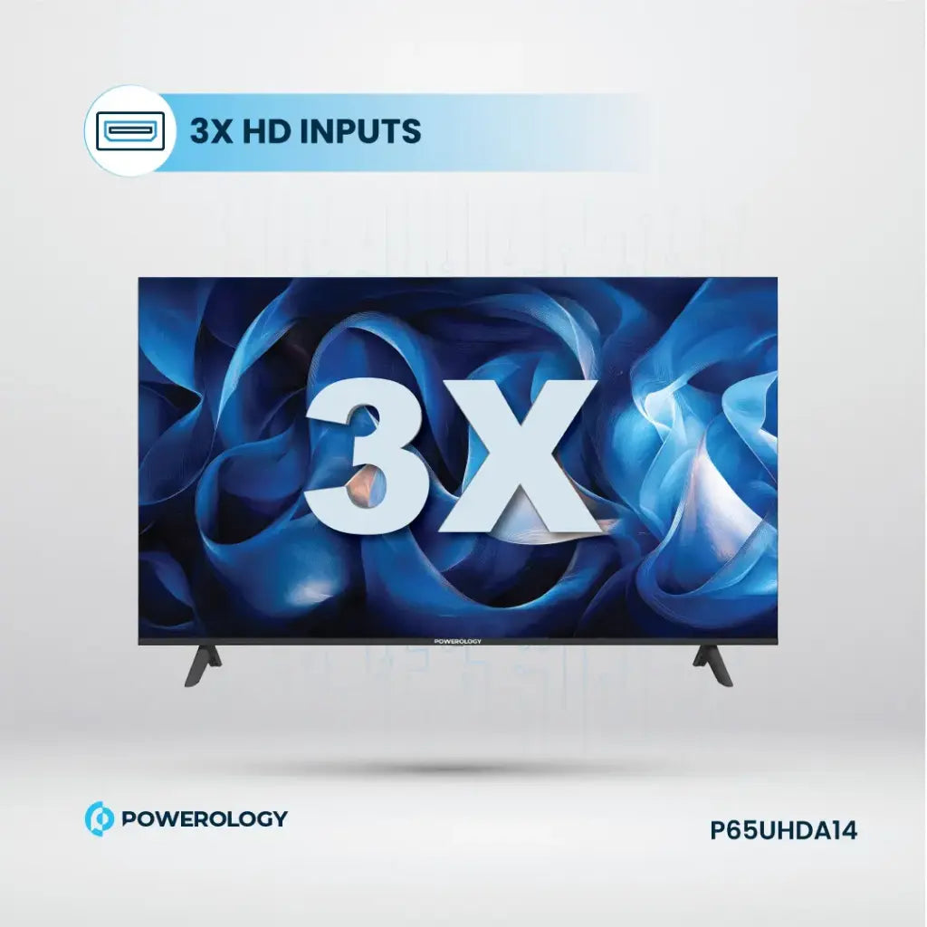 Powerology Android Smart TV 65" - Black